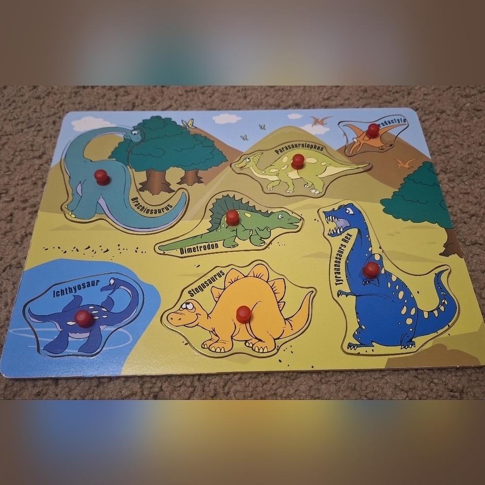 Mellisa & Doug Lot Of Six Wooden Puzzles Crafted By Hand - Picture 5 of 8